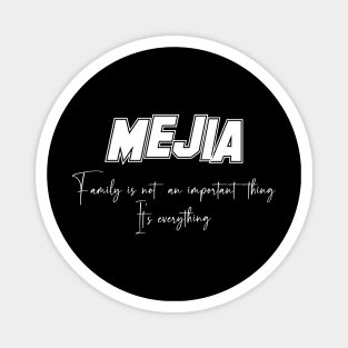 Mejia Second Name, Mejia Family Name, Mejia Middle Name Magnet